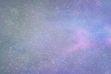 Soyut Mavi bokeh arka plan defocused. Kış kar ile.