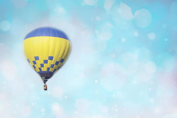 Spring Background Hot Air Balloon — Stock Photo, Image