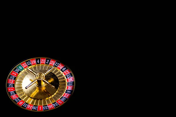 Roulette Table Casino Many Games Slots Roulette Wheel Foreground Black — Stock Photo, Image