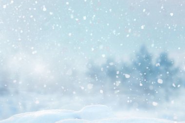 Soyut Noel Kış snowly arka plan.
