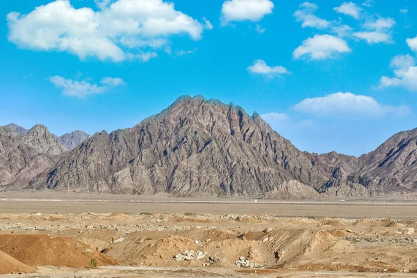 Splendida Giornata Soleggiata Monte Sinai Monte Mosè Con Beduino Bella — Foto Stock