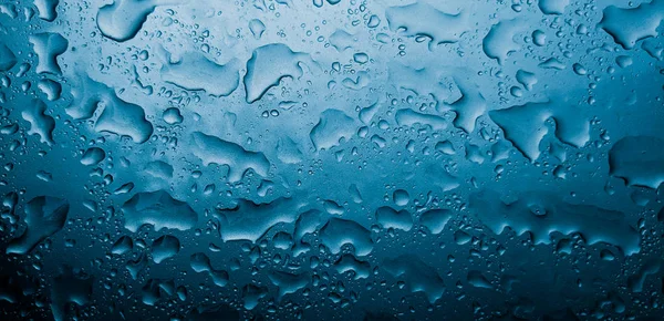 Água azul cai textura de fundo — Fotografia de Stock