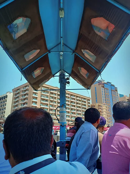 Традиційне Водяне Таксі Річці Крік Дубаї — стокове фото