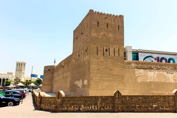 Fahidi Fort Αρχαίο Αραβικό Φρούριο Στο Ντουμπάι Ηνωμένα Αραβικά Εμιράτα — Φωτογραφία Αρχείου