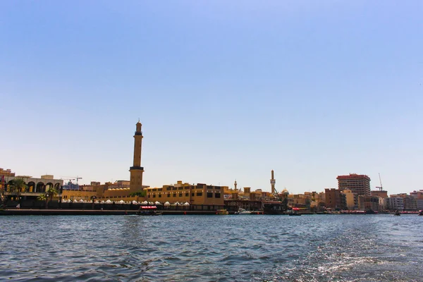 Dubai Creek Abra Abras Dubai Birleşik Arap Emirlikleri Ndeki Dubai — Stok fotoğraf