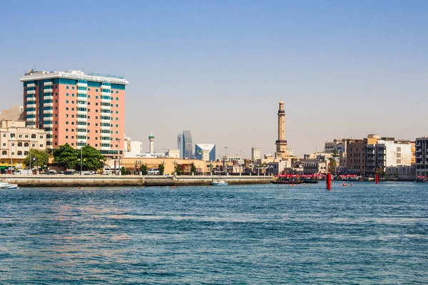 Dubai Creek Abra Abras Dubai Birleşik Arap Emirlikleri Ndeki Dubai — Stok fotoğraf