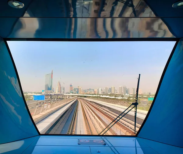 Dubais Bahn Stadt Dubai — Stockfoto