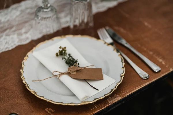 Danimarka 'da büyük bir parti için güzel bir doğum günü sofrası.