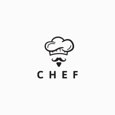 Usta Şef Logo Simgesi Tasarım Şablonu