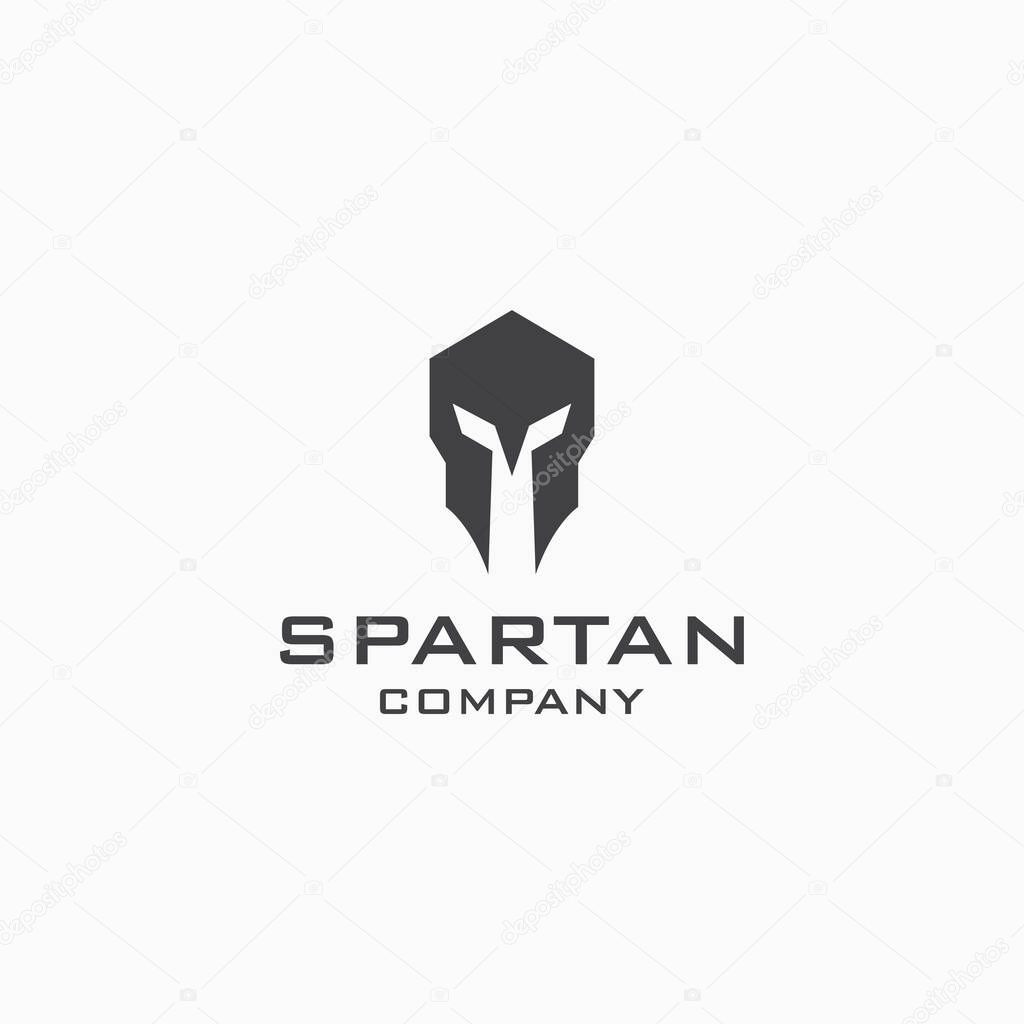 Spartan Logo Icon Design Template. Warriors, Roman, Ancient, Helmet