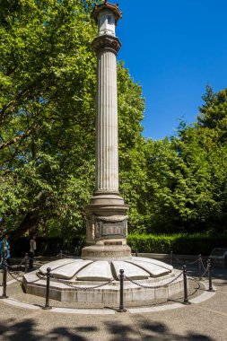 Vancouver, Kanada - 27 Temmuz 2017: Stanley Park, Vancouver, British Columbia, Kanada