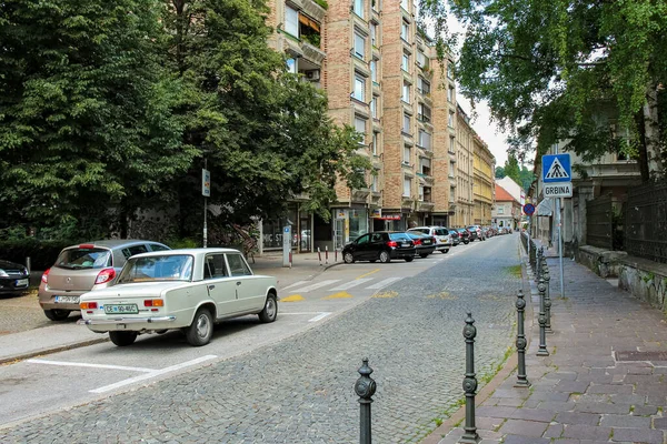 Ljubljana Slovénie Juillet 2018 Rimska Ceska Street Ljubljana Slovénie — Photo