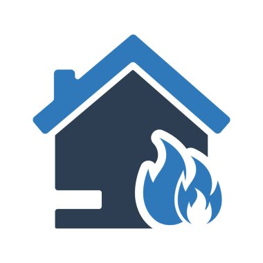 Ev ateşi patlama simgesi