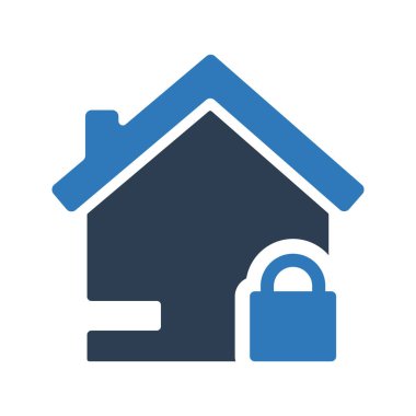 Ev kilidi simgesi, ev koruma simgesi