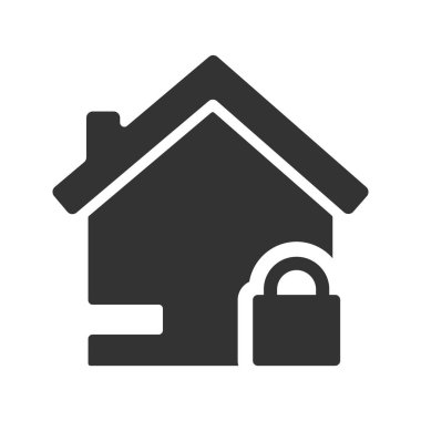 Ev kilidi simgesi, ev koruma simgesi