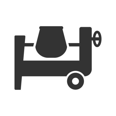 Beyaz arkaplanı olan kürek simgesi kazılıyor