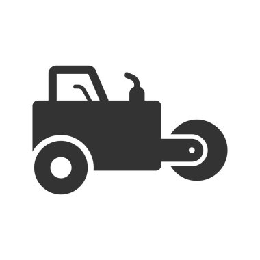 Beyaz arkaplanı olan kürek simgesi kazılıyor