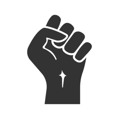 Dayanıklı, el, güç, güçlü simge