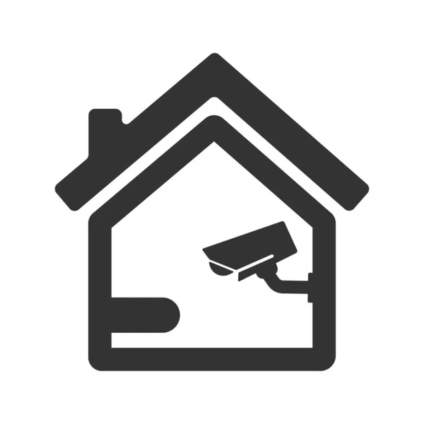 Home Beveiligingscamera Pictogram — Stockvector