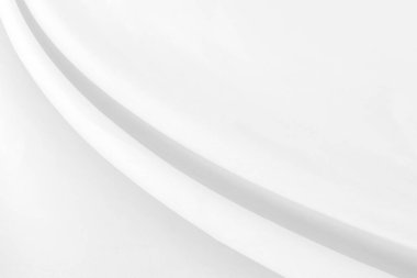 Yakın plan soyut beyaz kumaş saten ve ipek kumaş arkaplan.