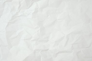 Doku arkaplanı için beyaz buruşmuş kağıdı kapat.