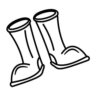 Çizme vektör çizimi renkli değil