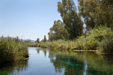 Akyaka'da Azmak nehri, Muğla, Türkiye