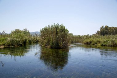 Akyaka'da Azmak nehri, Muğla, Türkiye