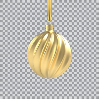 Gerçekçi Altın Noel ağacı oyuncağı spiral şeklinde.