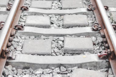 Demiryolu dokusu arka planını kapat.