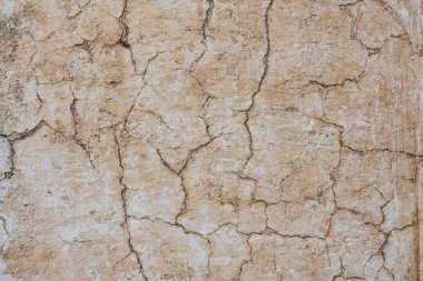 Eski beton duvarın yüzey dokusu, Grunge kahverengi beton arka plan.