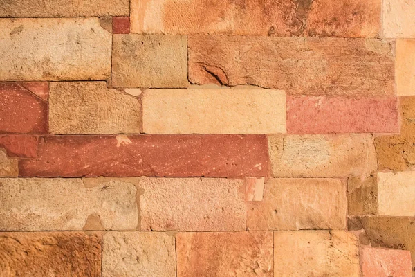 Rote Laterit Stein Wand Textur Hintergrund — Stockfoto