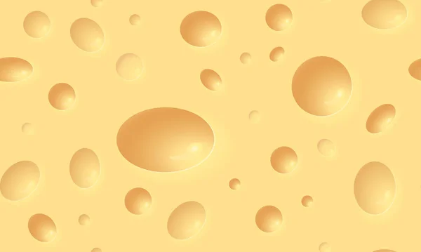 现实的矢量奶酪无缝背景 — 图库矢量图片
