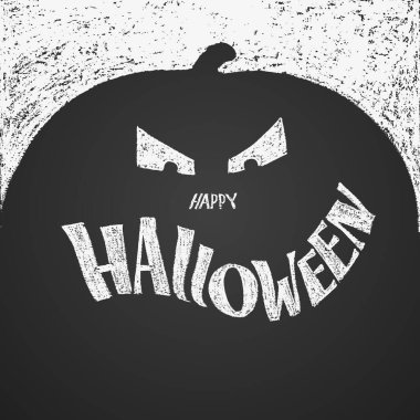 Balkabağıyla Cadılar Bayramı tebeşiriniz kutlu olsun