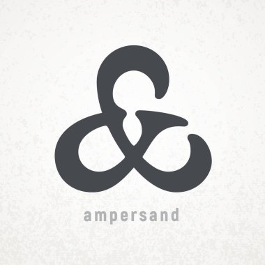 Büyük ve büyük. Grunge arka planında zarif vektör sembolü. Eps8. - RGB. Genel renkler