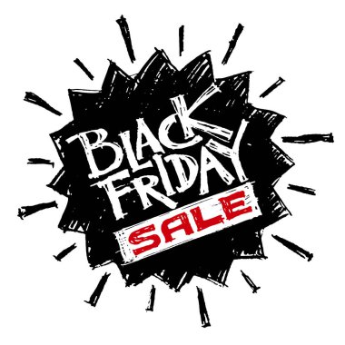 Kara Cuma grunge harfleri. Eps8. RGB Genel Renkleri