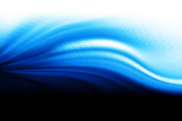 Abstrakte Blaue Welle Hintergrund Eps8 Rgb Globale Farben — Stockvektor