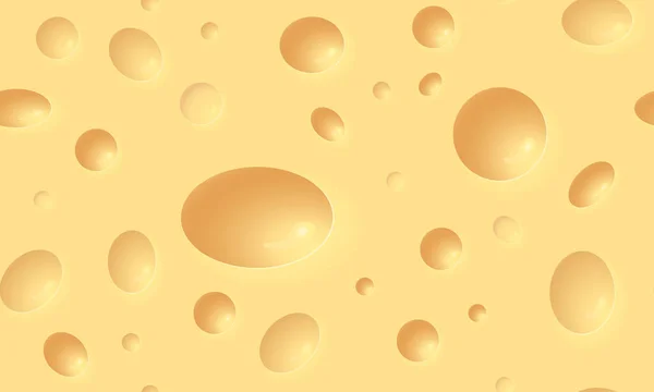 现实的矢量奶酪无缝背景 Rgb 全球色彩 — 图库矢量图片