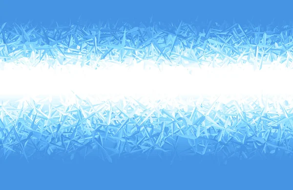 Χειμερινό Μπλε Φόντο Παγετό Αντίγραφο Χώρο Eps8 Παγκόσμια Χρώματα Rgb — Διανυσματικό Αρχείο