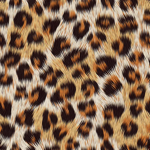 Leopardenfellabdruck Vektor Nahtlose Muster Rgb Globale Farbe — Stockvektor