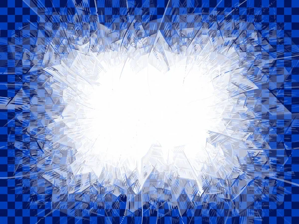 Διάνυσμα Διαφανές Μπλε Παράθυρο Παγετού Eps8 Rgb Παγκόσμια Χρώματα — Διανυσματικό Αρχείο