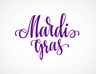 Mardi Gras harfleri. Eps8. RGB Genel Renkleri