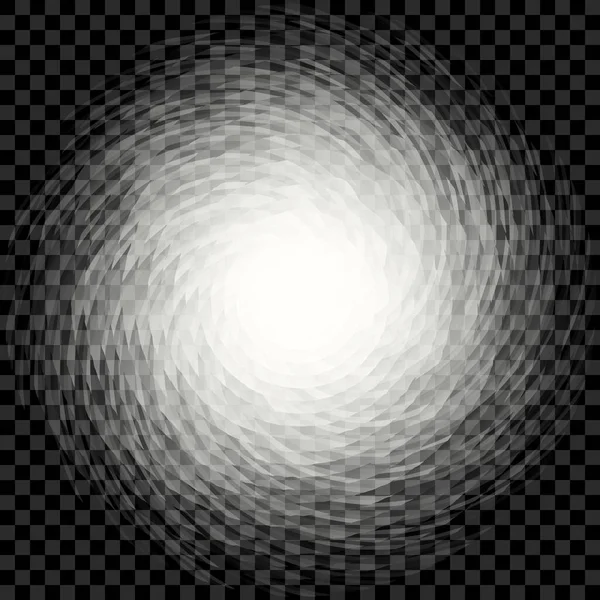 Résumé Spirale Transparente Tourbillon Sur Fond Damier Eps8 Rvb Couleurs — Image vectorielle