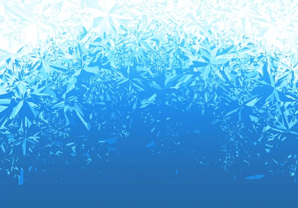 Inverno Blu Ghiaccio Gelo Sfondo Eps8 Rgb Colori Globali Gradiente — Vettoriale Stock