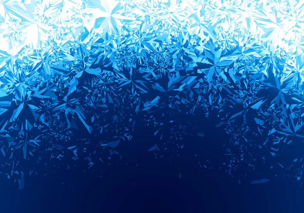 Invierno Hielo Azul Helada Fondo Eps8 Rgb Colores Globales Gradiente — Vector de stock