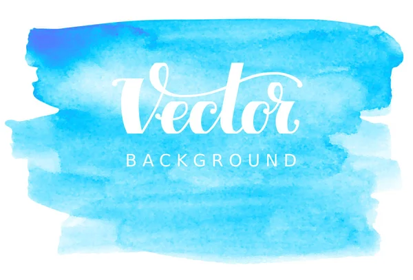 Abstracto Vector Acuarela Fondo Mancha Azul Blanco Rgb Eps8 Colores — Vector de stock