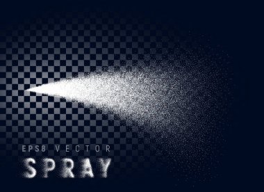 Satranç arka planında vektör su püskürtme sisi. Eps8. - RGB. Bir genel renk