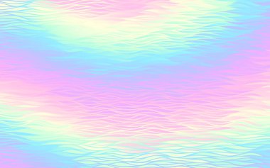 Dalga desenli soyut holografik arkaplan. - RGB. Eps8. Genel renkler Bir çizgi gradyanı