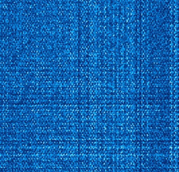 Textura Jeans Azul Vetor Padrão Abstrato Triângulos Eps8 Rgb Cores —  Vetores de Stock