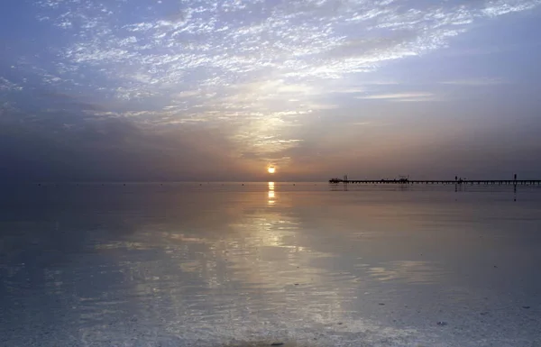 Prachtige Zonsopgang Boven Rode Zee Egypte — Stockfoto